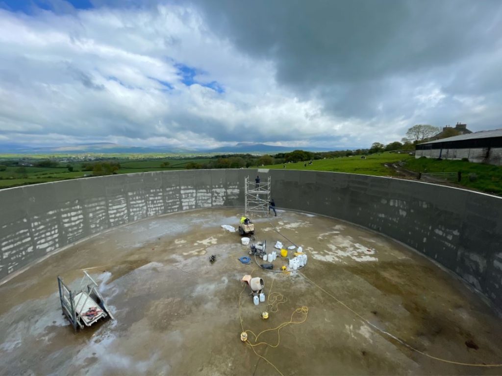Newton HydroCoat 103 2K wall application