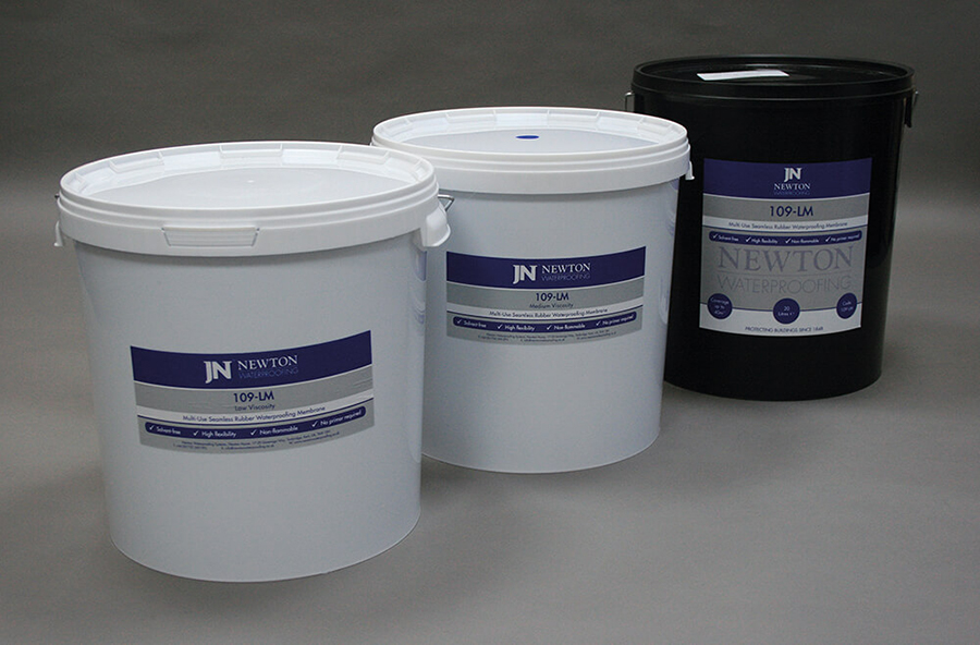 Radon Certified Rubber Waterproofing Membrane