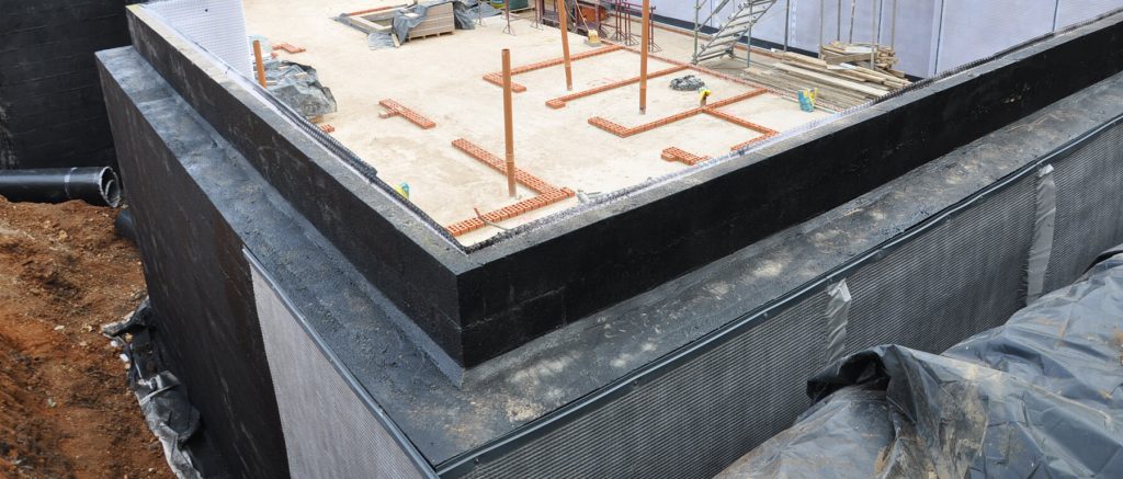 Externally Applied Drainage Membrane