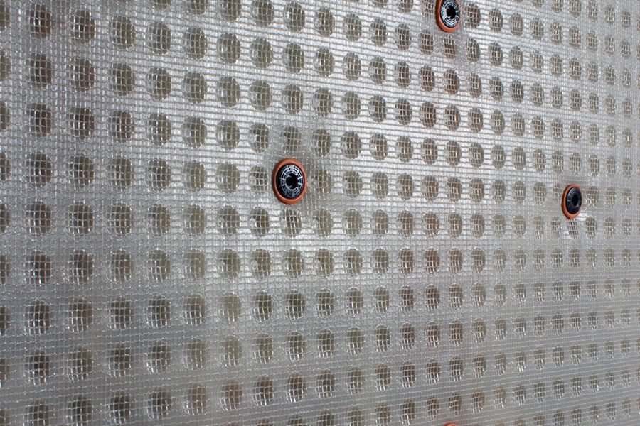 Detail of Newton 508 Mesh Cavity Drain Membrane