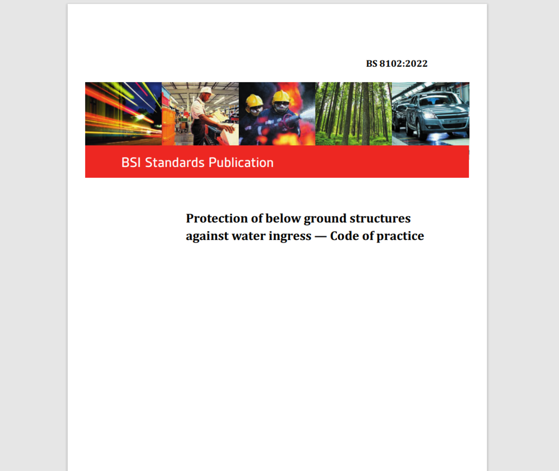British Standard 8102:2022 - Newton Waterproofing