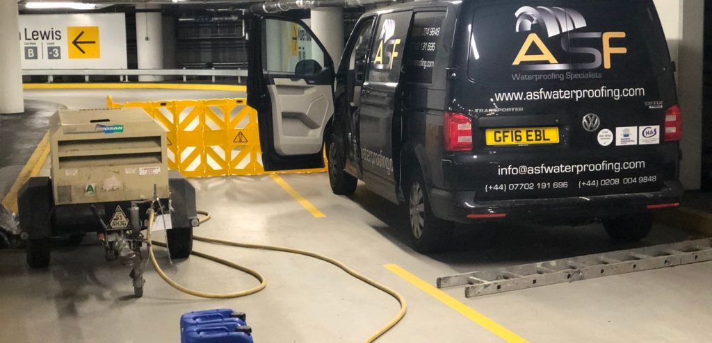 ASF Waterproofing Van