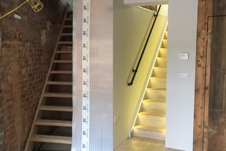 Waterproofing basement stairs