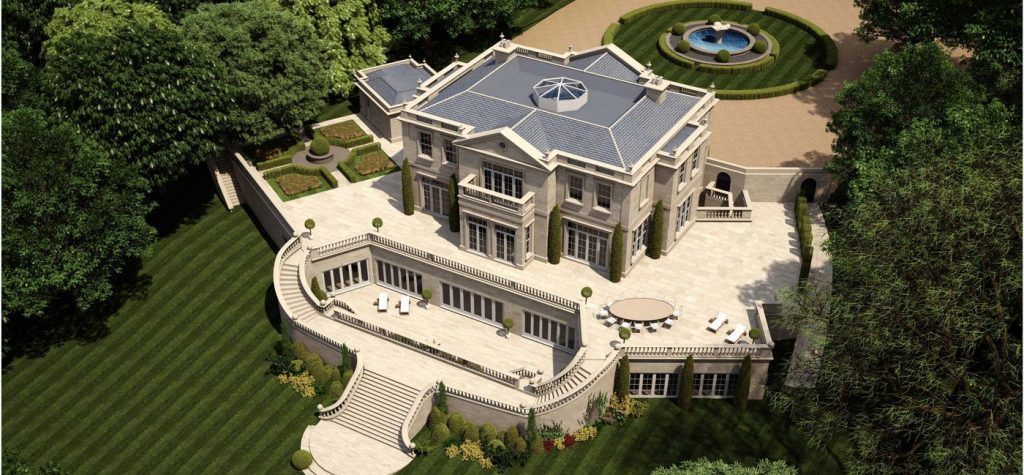 Large new-build house in Surrey