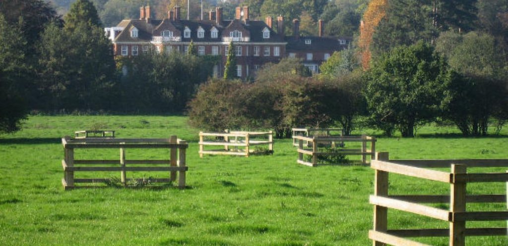 External of a large listed building