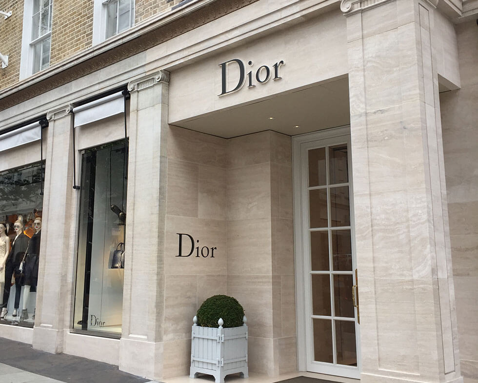 Christian Dior Shop Front - London