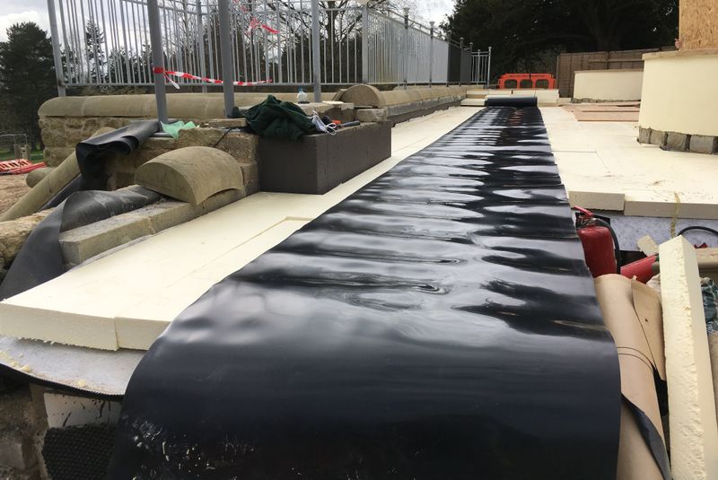 Installation of Newton Root Barrier Membrane