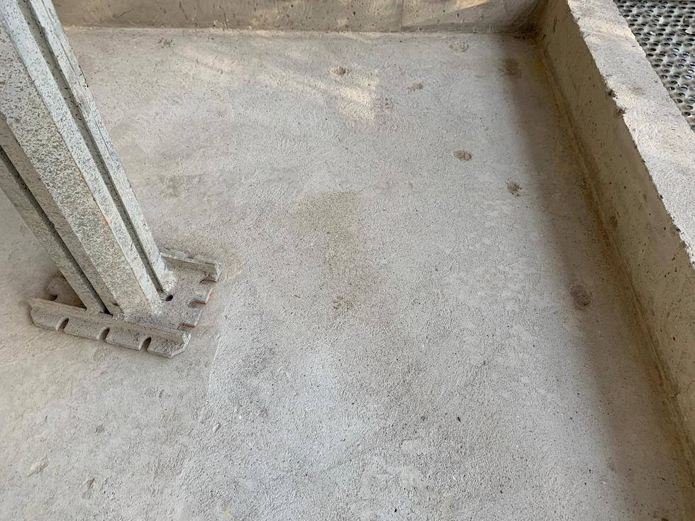 Correctly prepared concrete