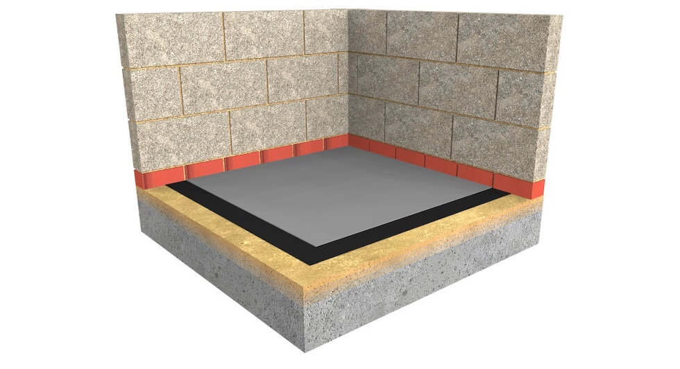NewCoat 701-HB layered floor system