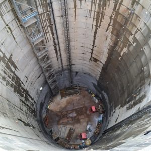 London Power Tunnels Concrete Access Shaft 2