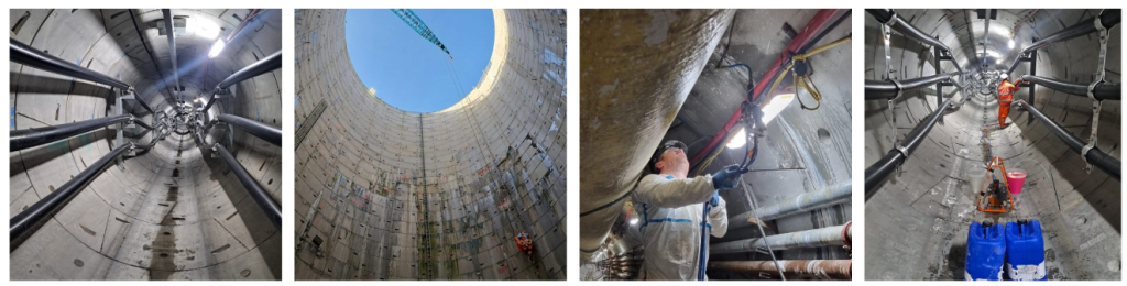 Resin Injection Tunnel Waterproofing for the National Grid After