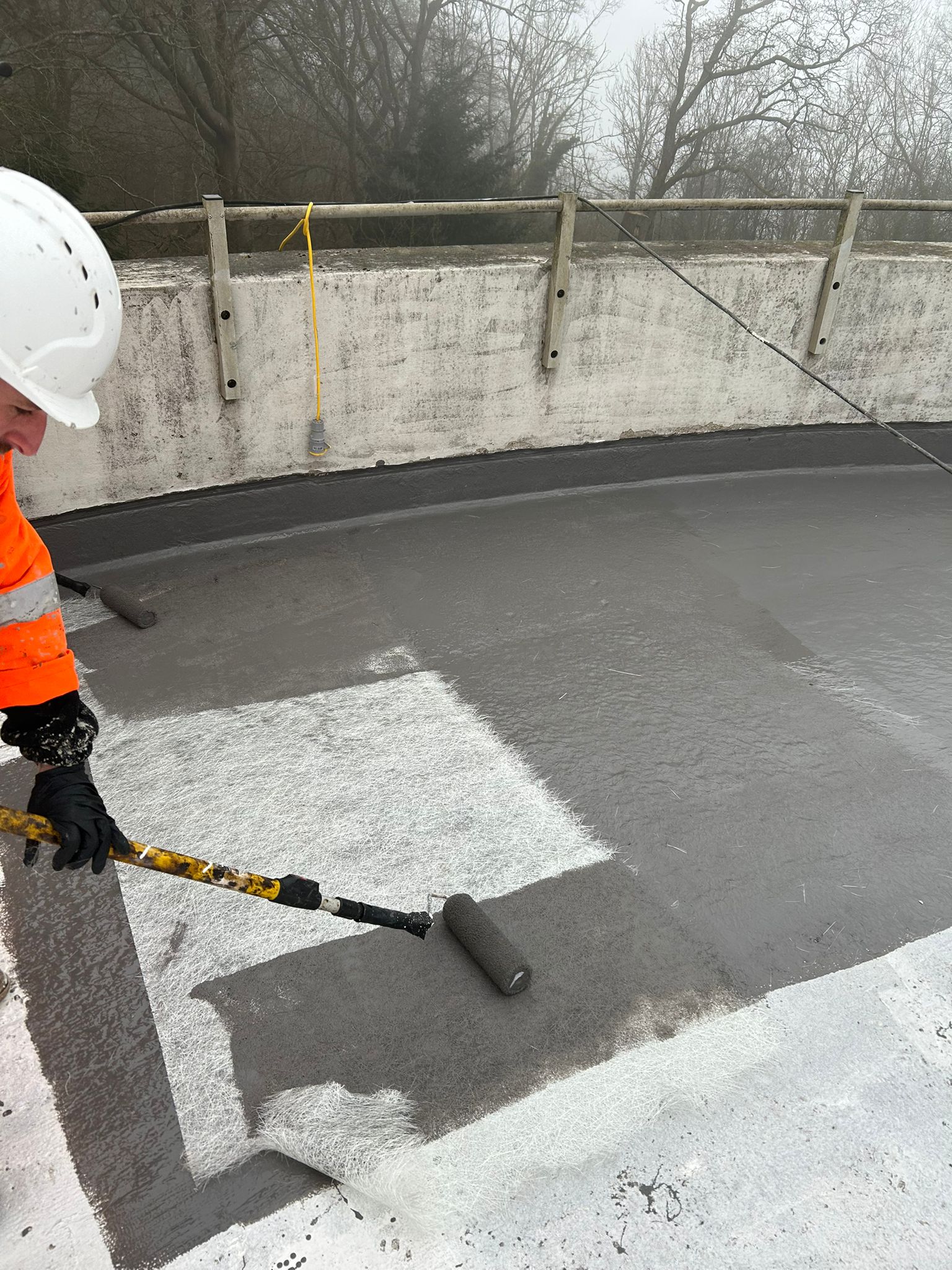 Reinforced Concrete Deck Waterproofing