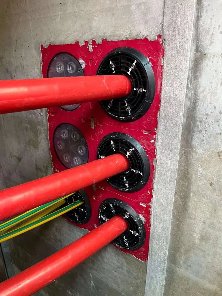 Data centre service penetration cables